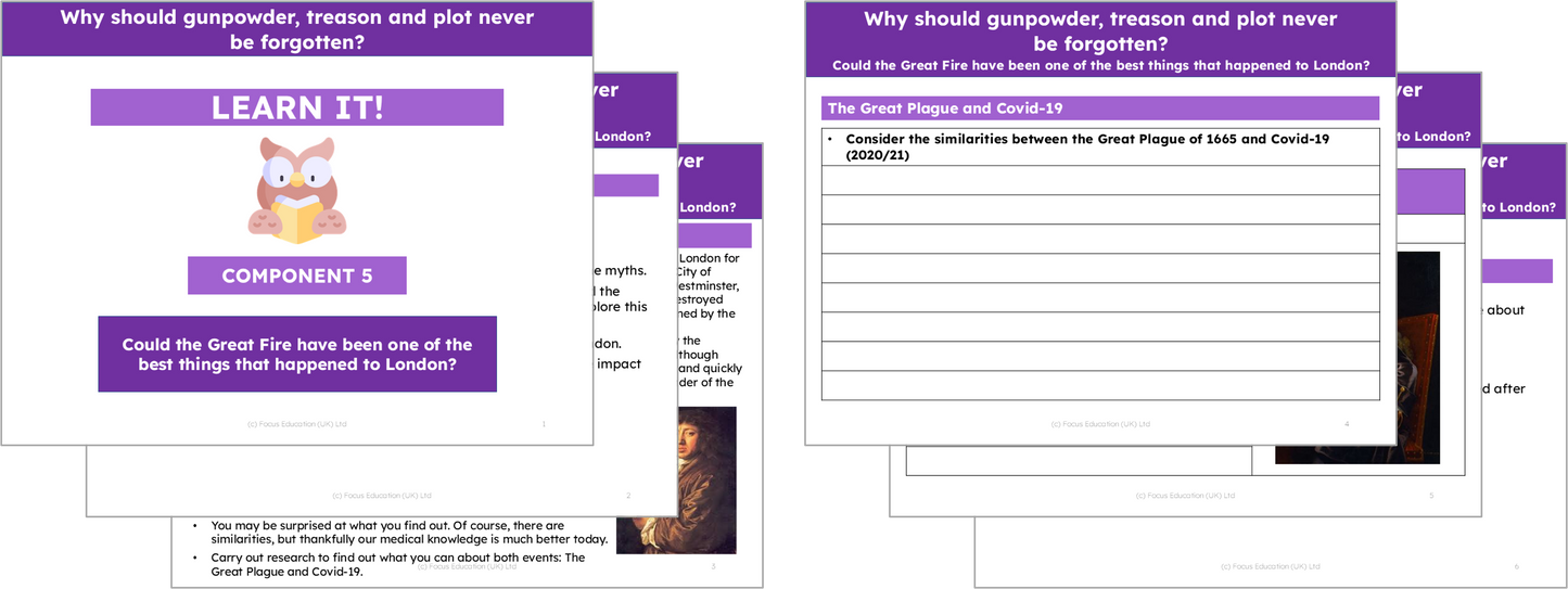 History Y5: Why should gunpowder, treason and plot never be forgotten?