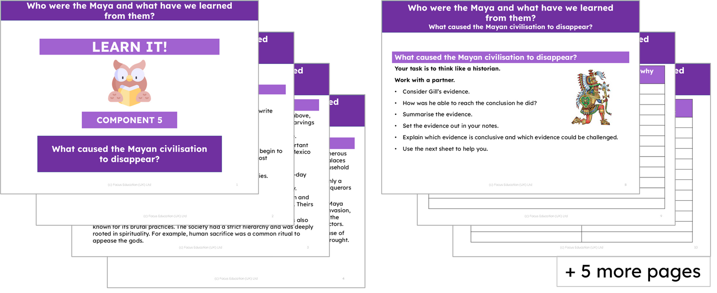 History Y5: Who were the Maya and what have we learned from them?