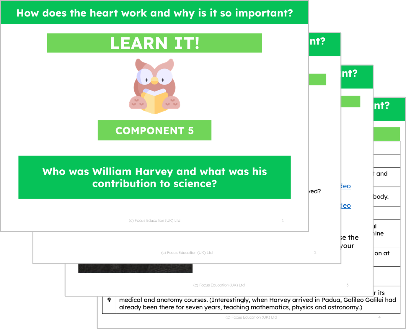 Science Y6: How does the heart work and why is it so important?