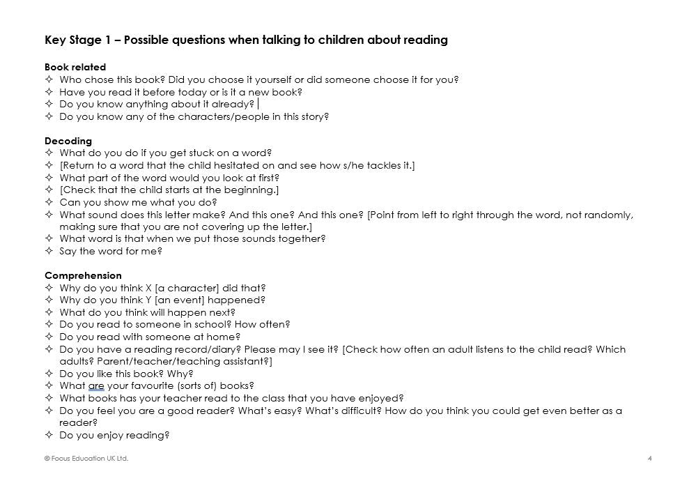 Quick Check: Reading and Phonics (Download)