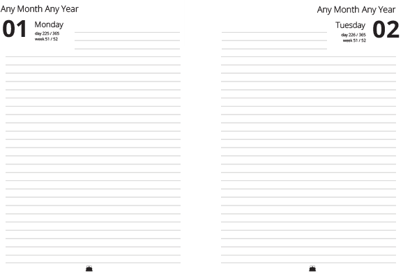 School Diary Planner 2025/2026 - Treeline Neutral