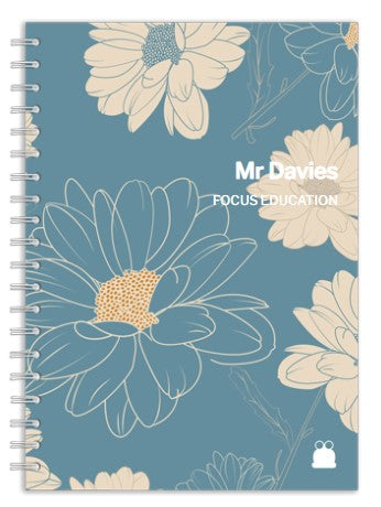 School Diary Planner 2025/2026 - Flowery Pattern