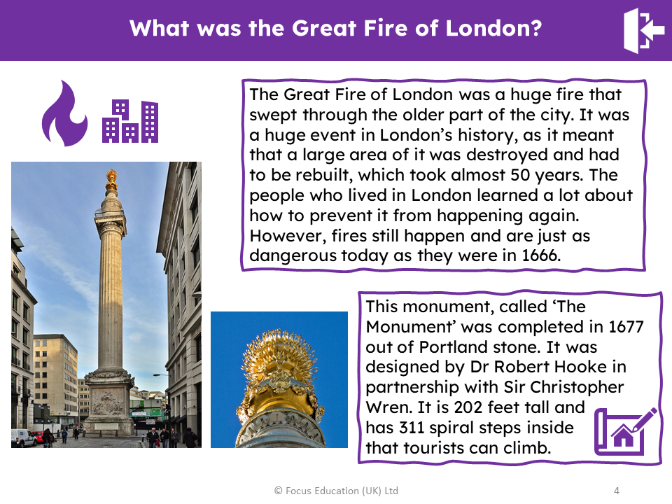 #PrimaryHistorybites: Spotlight on the Great Fire of London