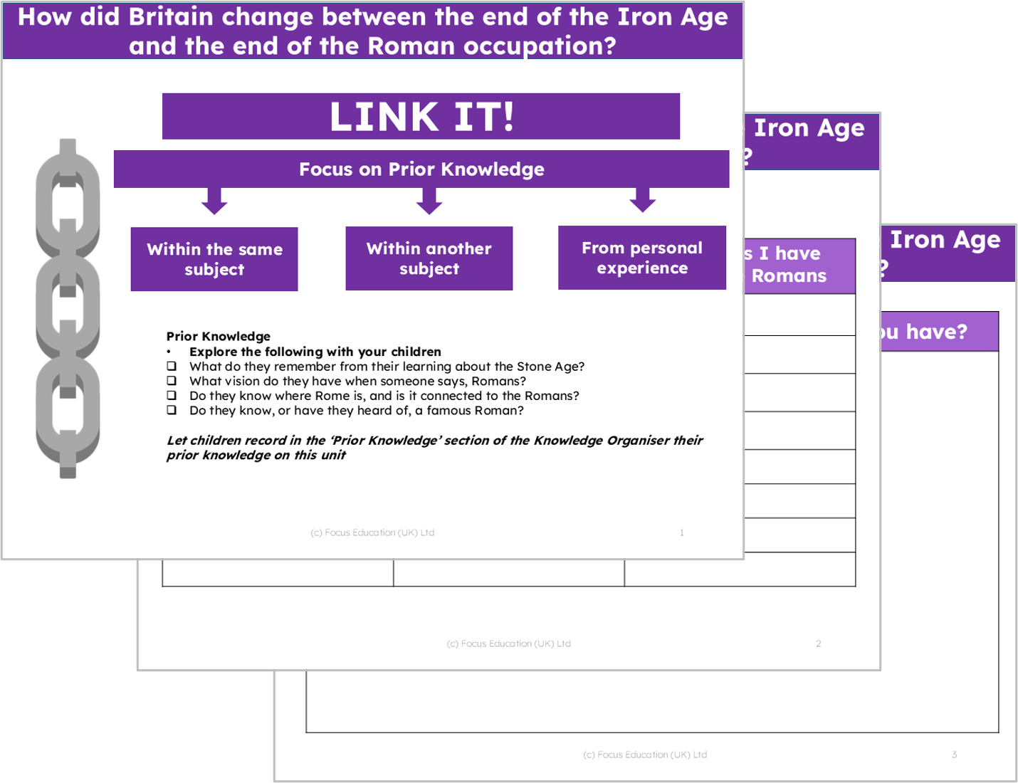 History Y4: How did Britain change between the end of the Iron Age and the end of the Roman occupation