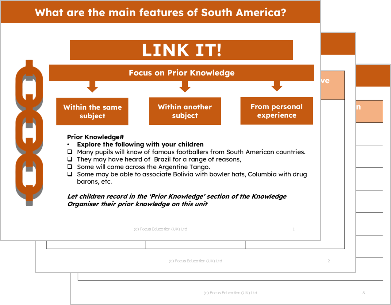 Geography Y5: What are the main features of South America?