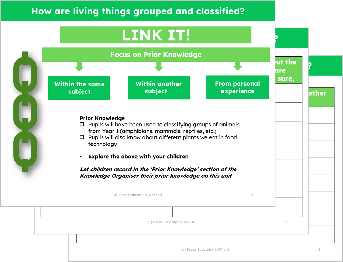 Science Y6: How are living things grouped and classified?