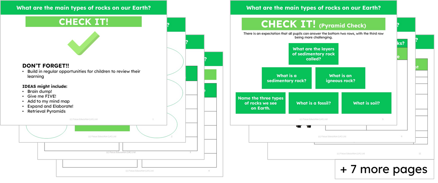 Science Y3: What are the main types of rock on our Earth?