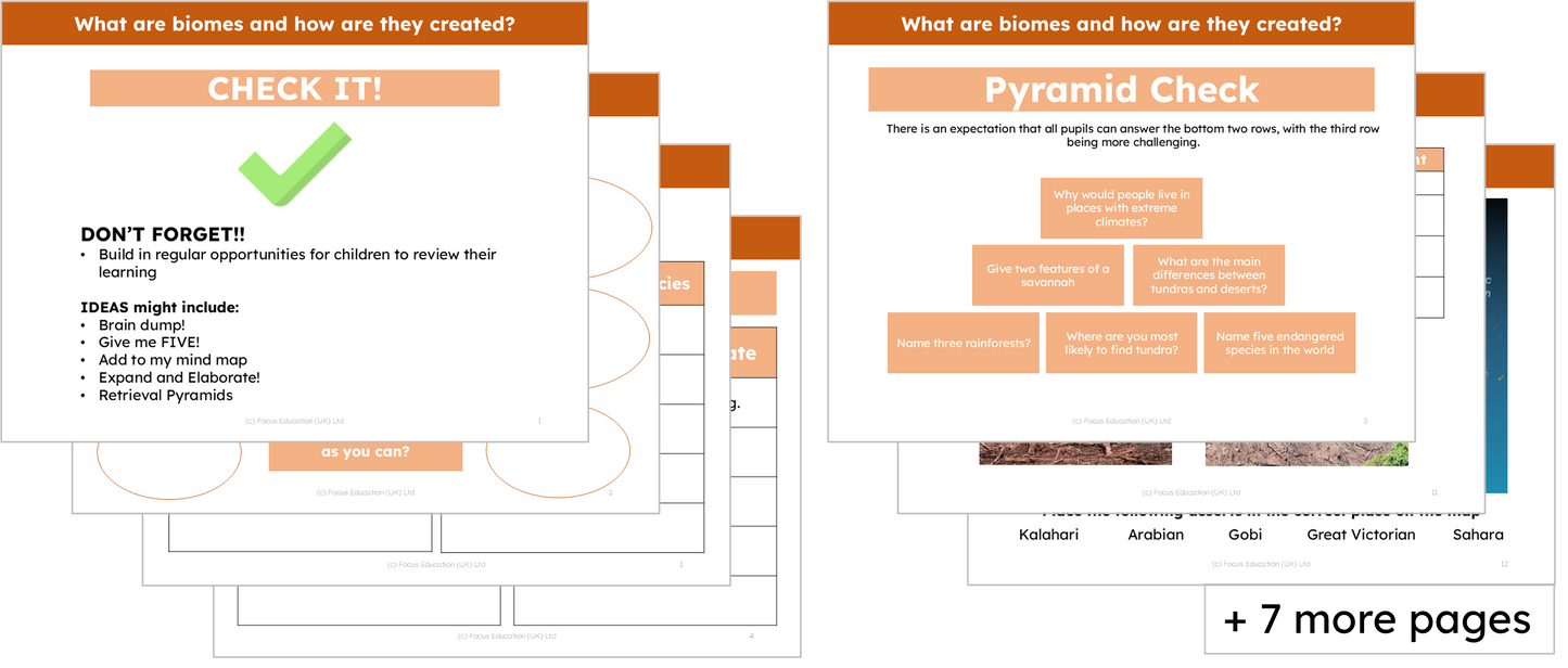 Geography Y4: What are biomes and how are they created?