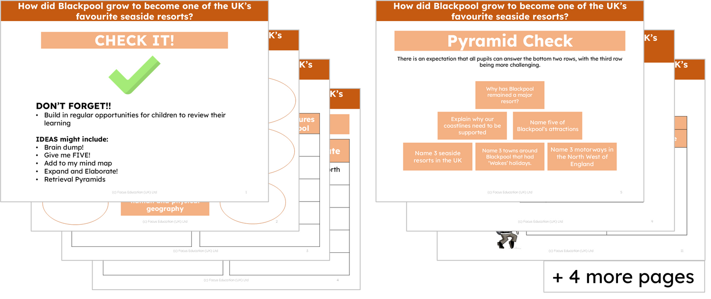 Geography Y5: How did Blackpool become a favourite UK seaside resort?