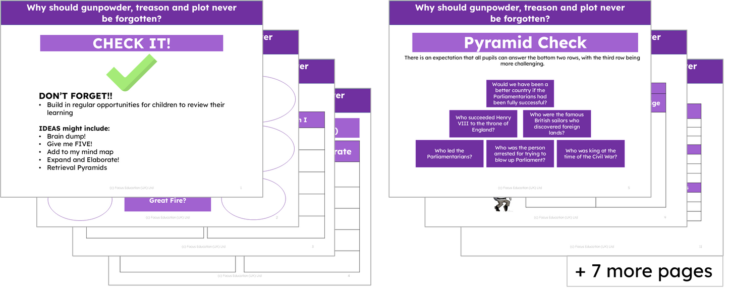 History Y5: Why should gunpowder, treason and plot never be forgotten?