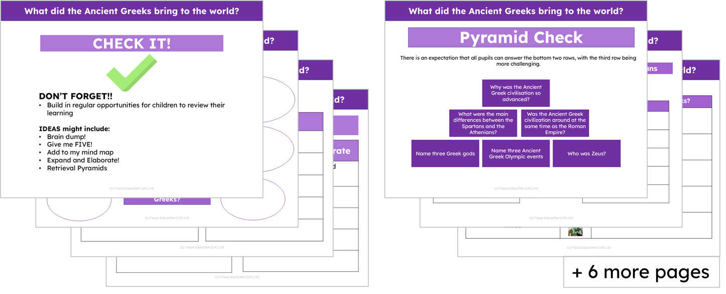 History Y6: What did the Ancient Greeks bring to the World?