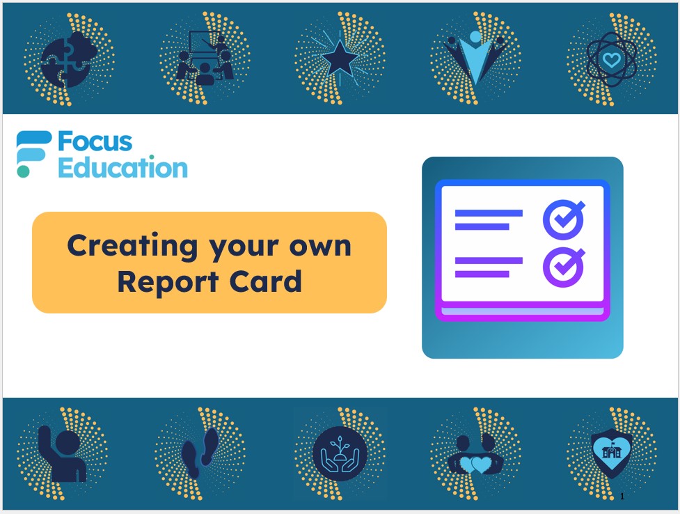 Creating Your Own Report Card