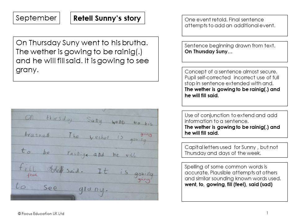 Exemplification of Standards in Writing: Working at Greater Depth Within the Expected Standard