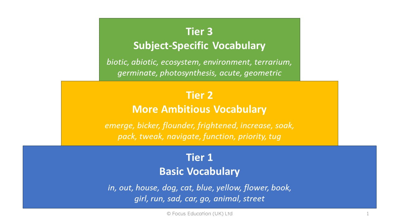 Science Vocabulary Overview