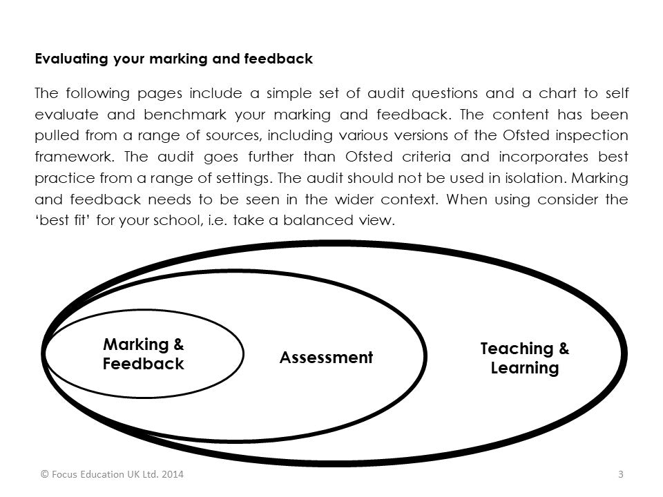Improving Teaching through Effective Feedback