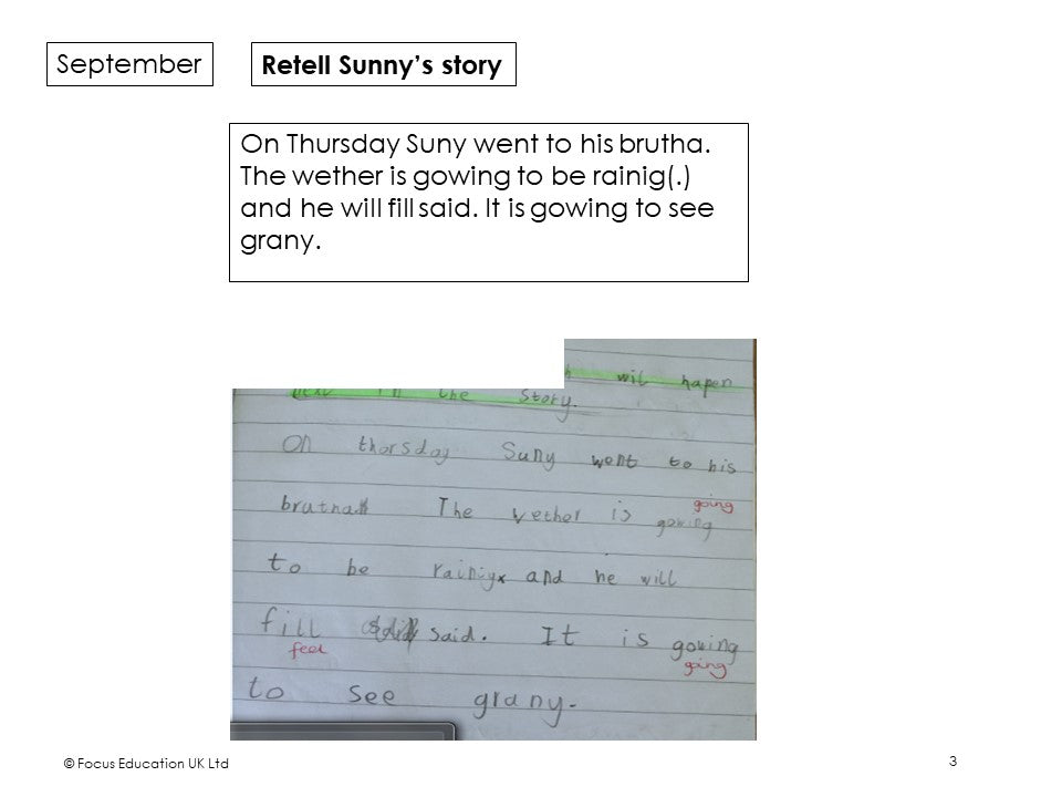 Exemplification of Standards in Writing: Working at Greater Depth Within the Expected Standard