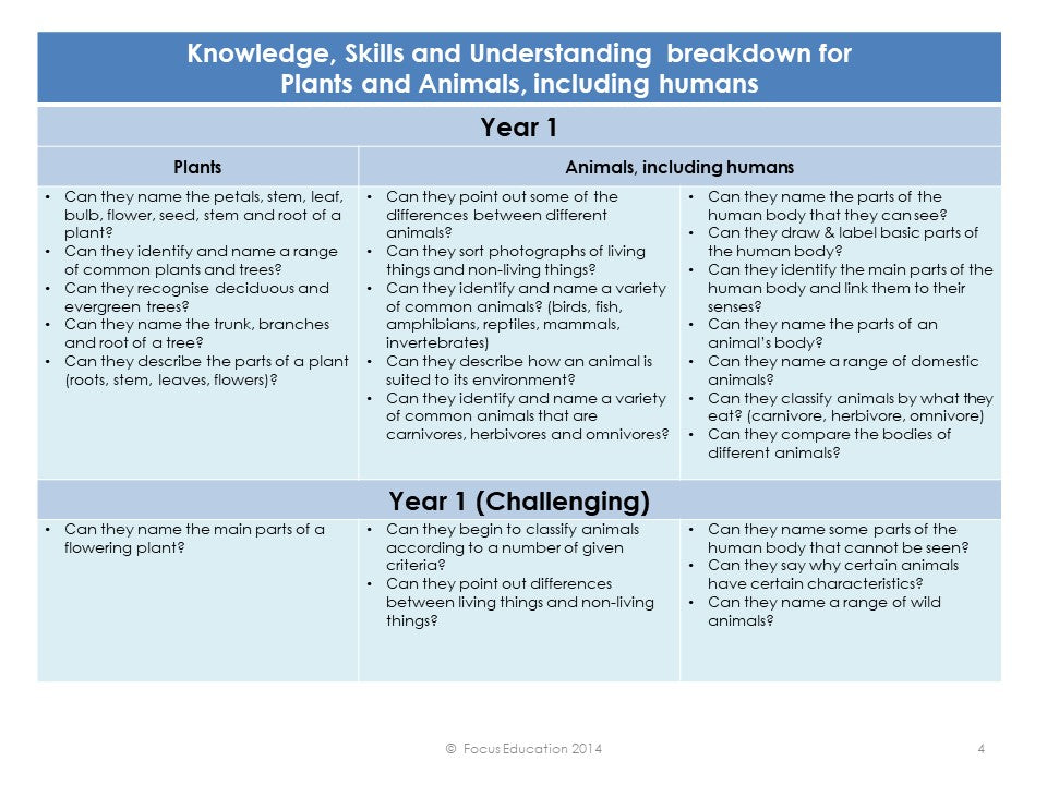 Weaving Knowledge, Skills and Understanding into the new National Curriculum