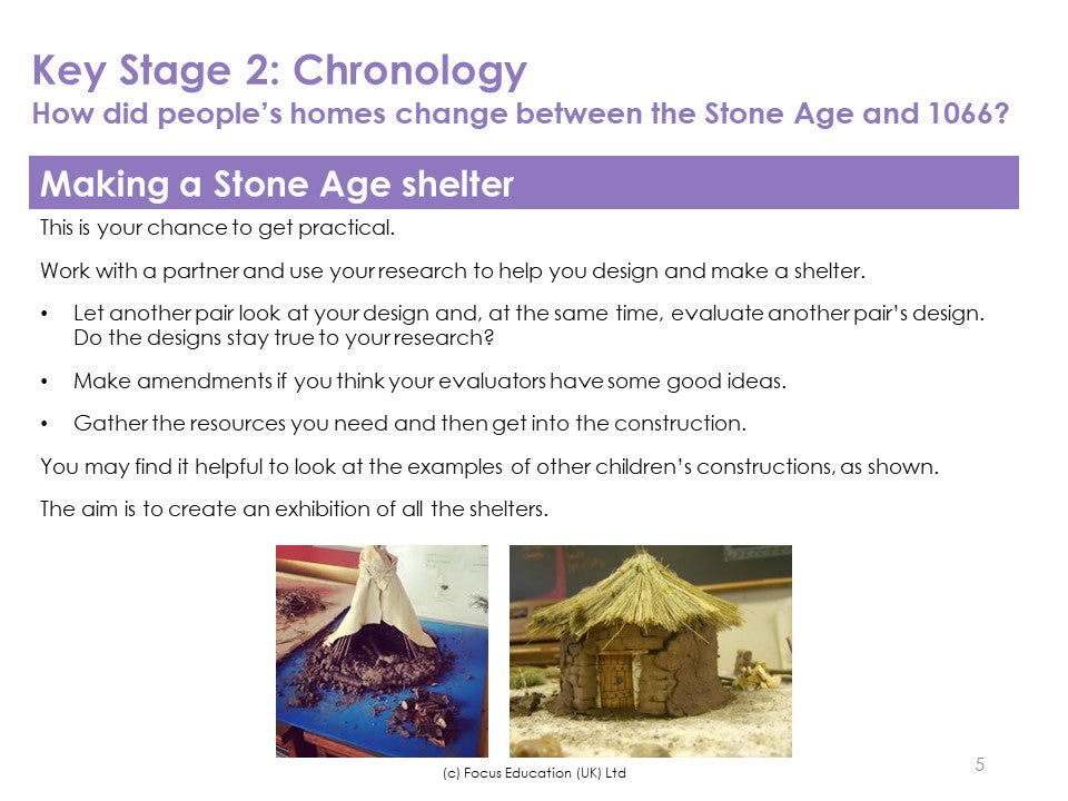 Improving Pupils Knowledge of British Chronology between the Stone Age and 1066