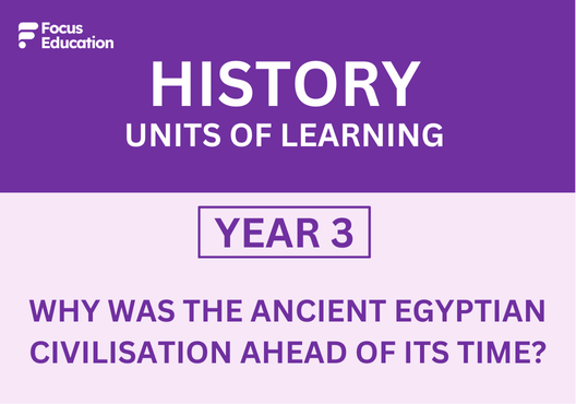 History Y3: Why was the Ancient Egyptian civilisation ahead of its time?