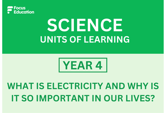 Science Y4: What is electricity and why is it so important in our lives?