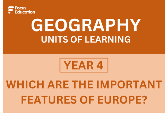 Geography Y4: Which are the important features of Europe?