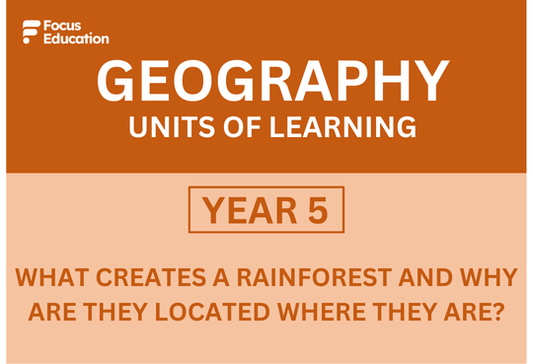 Geography Y5: What creates a rainforest and why are they located where they are?