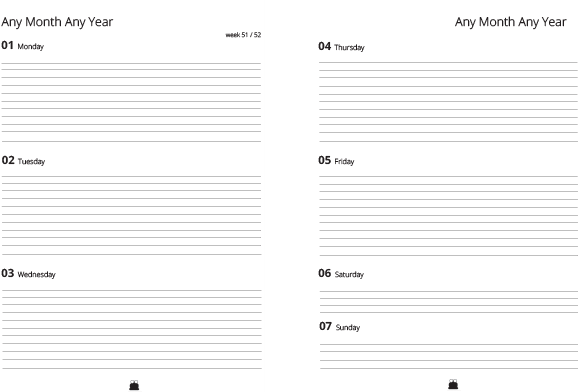 School Diary Planner 2025/2026 - Treeline Neutral